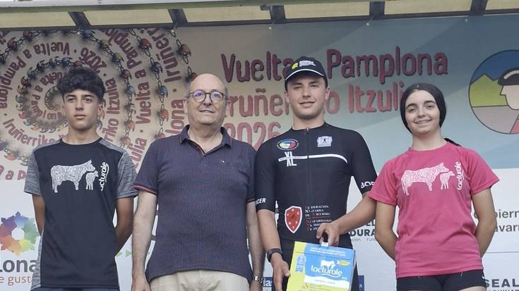 Lehiakortasunaren saria irabazi du Lukas Blancok Iruñerriko Itzuliko hirugarren etapan