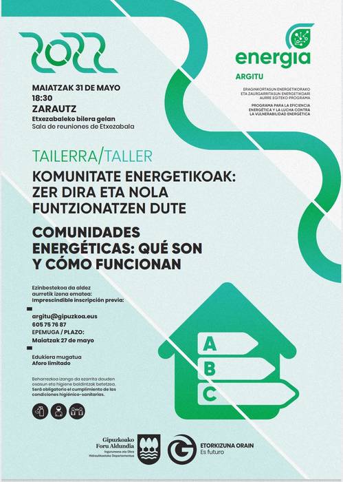 Komunitate energetikoei buruzko tailerra