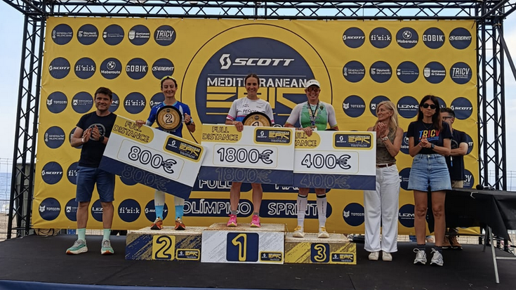 Ironman distantziako Mediterranean Epic Triathlon proba irabazi du Eider Bereziartuak
