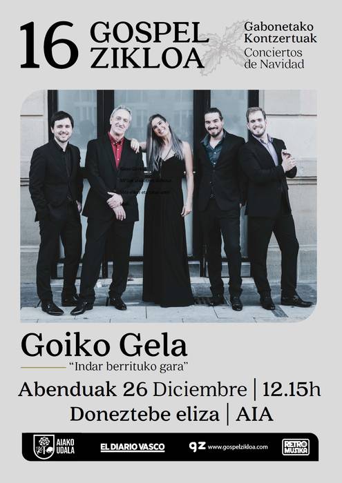 Goiko Gela taldearen gospel kontzertua