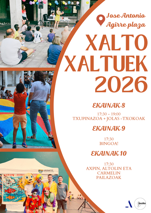 Xalto Xaltuek: txupinazoa eta jolasak