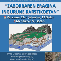 Hitzaldia: 'Zaborraren eragina ingurune karstikoetan'