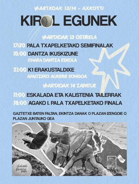 Azkoitiko Gazte Asanbladaren Kirol Egunak
