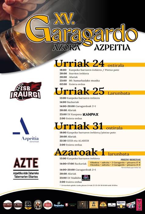 XV. Garagardo Azoka
