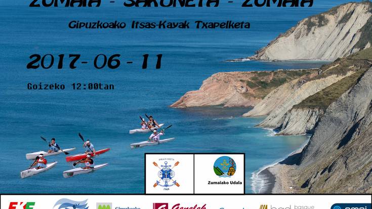 Zumaia-Sakoneta-Zumaia itsas kayak proba jokatuko da igandean