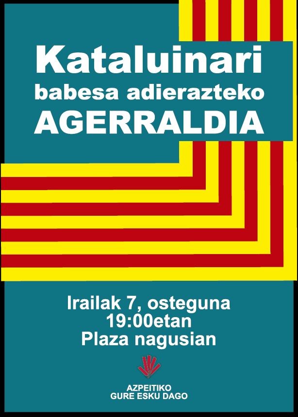 Ez zaudete bakarrik. No esteu sols.
