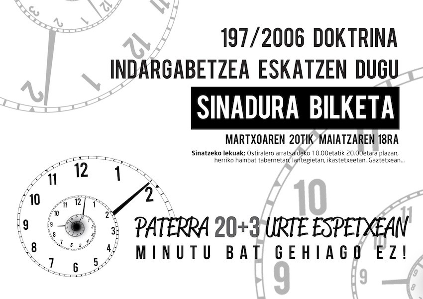 Oraindik ez duzula sinatu? Martxoaren ...