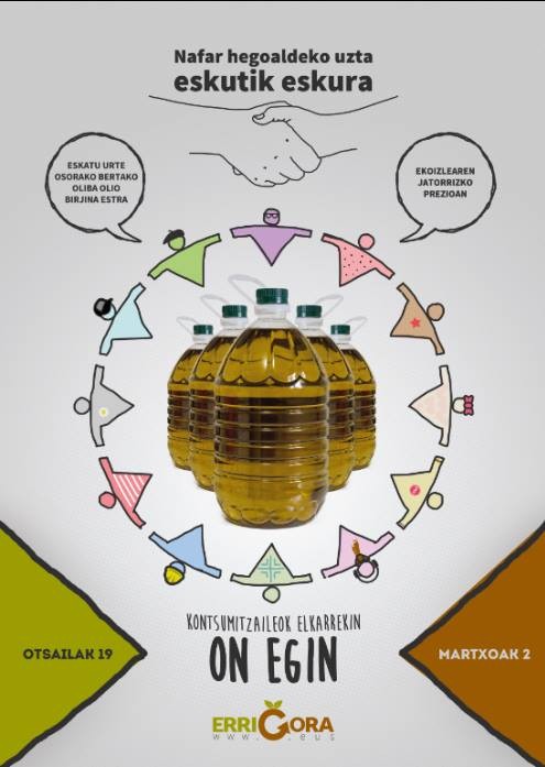 Datorren astetik aurrera Errigorako olioa eskatzeko aukera izango da herriko hainbat txokotan