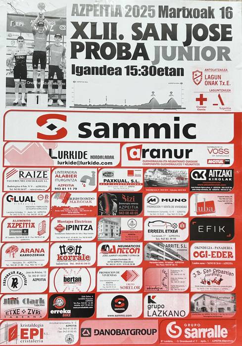 42. San Jose txirrindularitza saria