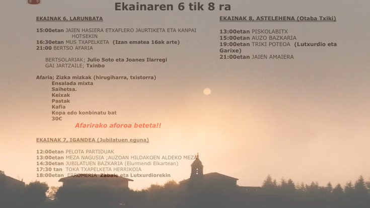 Otaba jaiak Elosuan