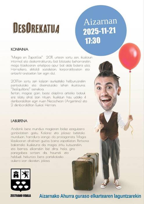 Antzerkia: 'DesOrekatua'