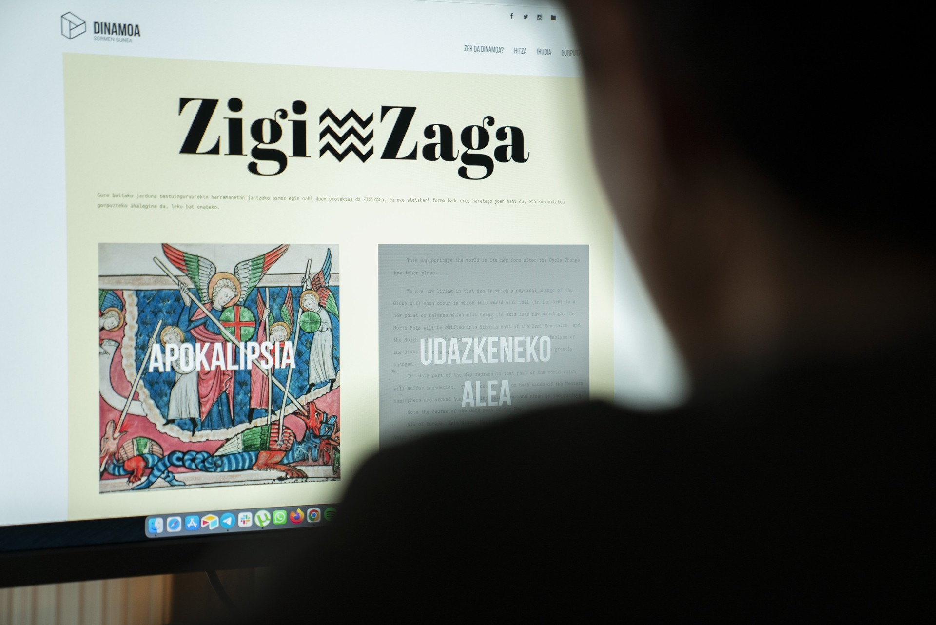 'Zigizaga' aldizkari digitalaren lehen zenbakia, apokalipsiaren ingurukoa