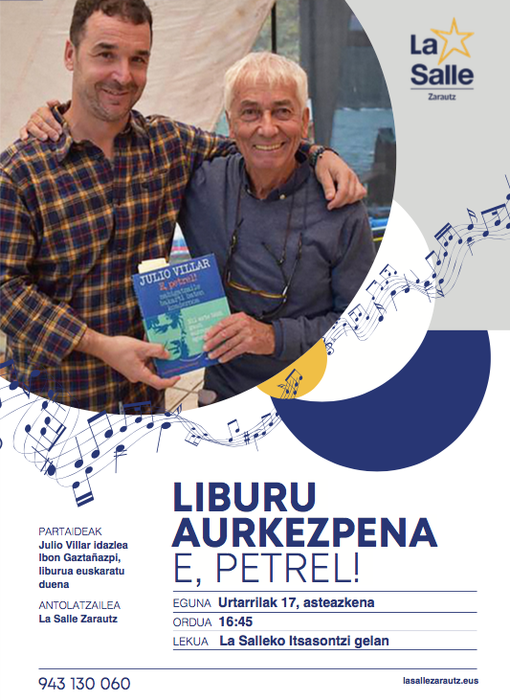 'E, petrel!' liburuaren aurkezpena