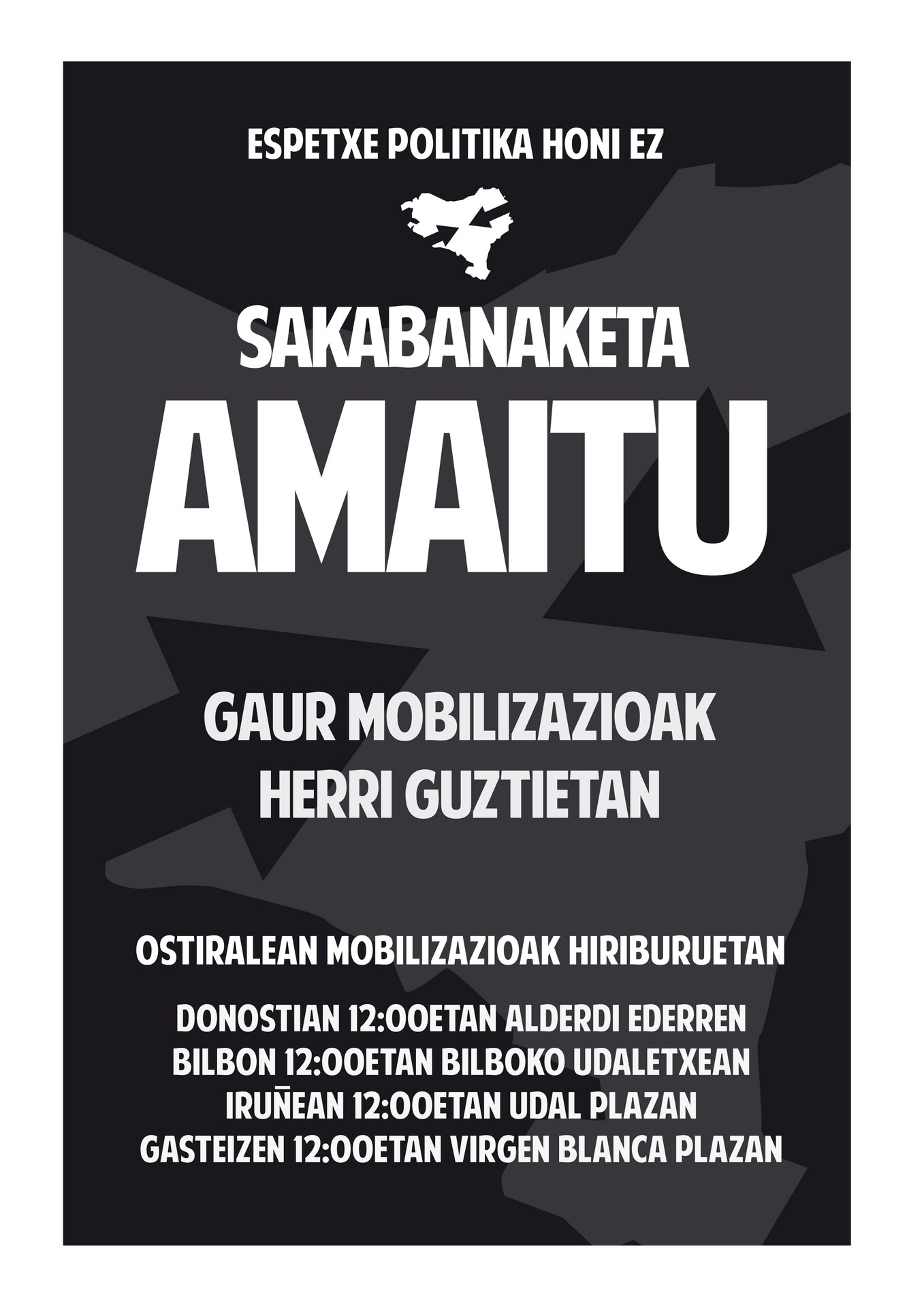 Bilboko agerraldian irakurri den testua