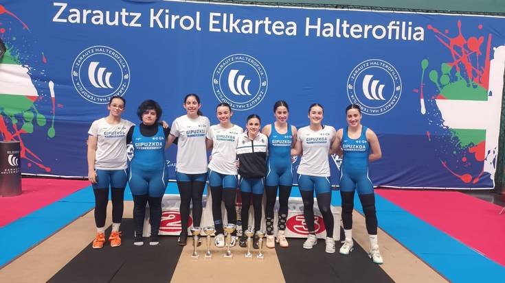 ZKE Halterofiliak maila altua erakutsi du Gipuzkoako Txapelketa Nagusian