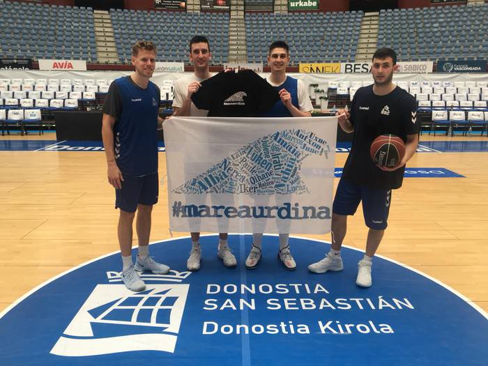 Gipuzkoa Basketen babesa Marea Urdinari