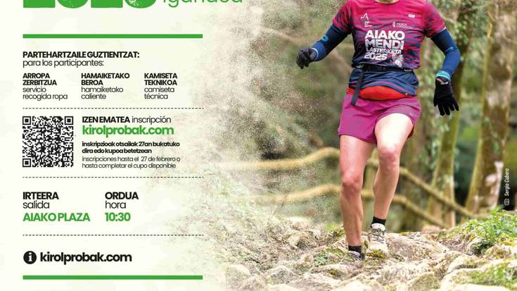 Lasterketa: Aiako XV. Mendi Lasterketa