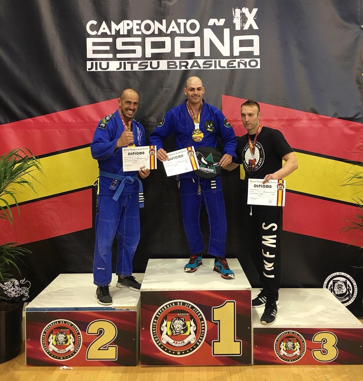 Jonathan Terron nagusi, Espainiako IX. Jiu-jitsu Txapelketan