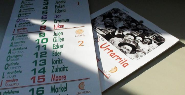 Seaskako egutegiak salgai daude Herri Eskolan eta Ilargi tabernan