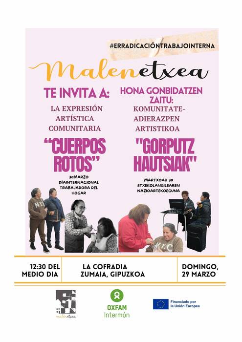 Adierazpen artistikoa: 'Gorputz hautsiak'