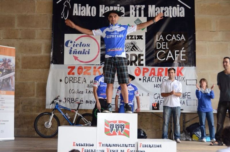 Joseba Albizuk irabazi du mendiko bizikletako Gipuzkoako Txapelketa