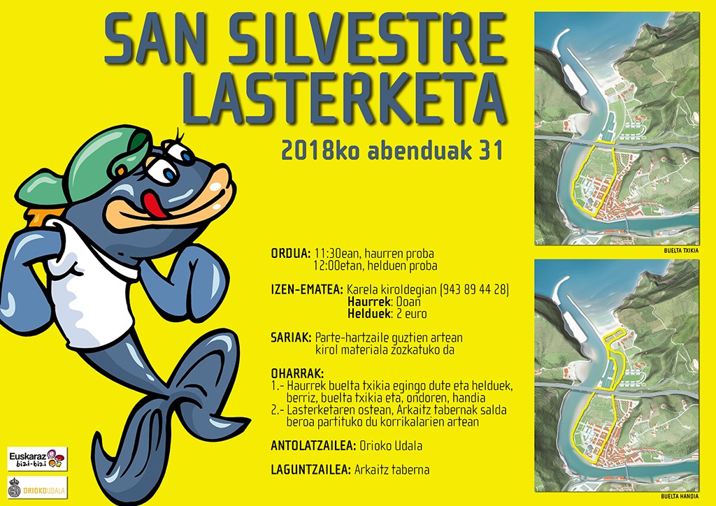 Zabalik dago izen-ematea aurtengo San Silvestre lasterketarako