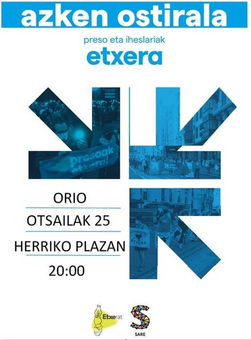 Presoen eta iheslarien eskubideen aldeko elkarretaratzea