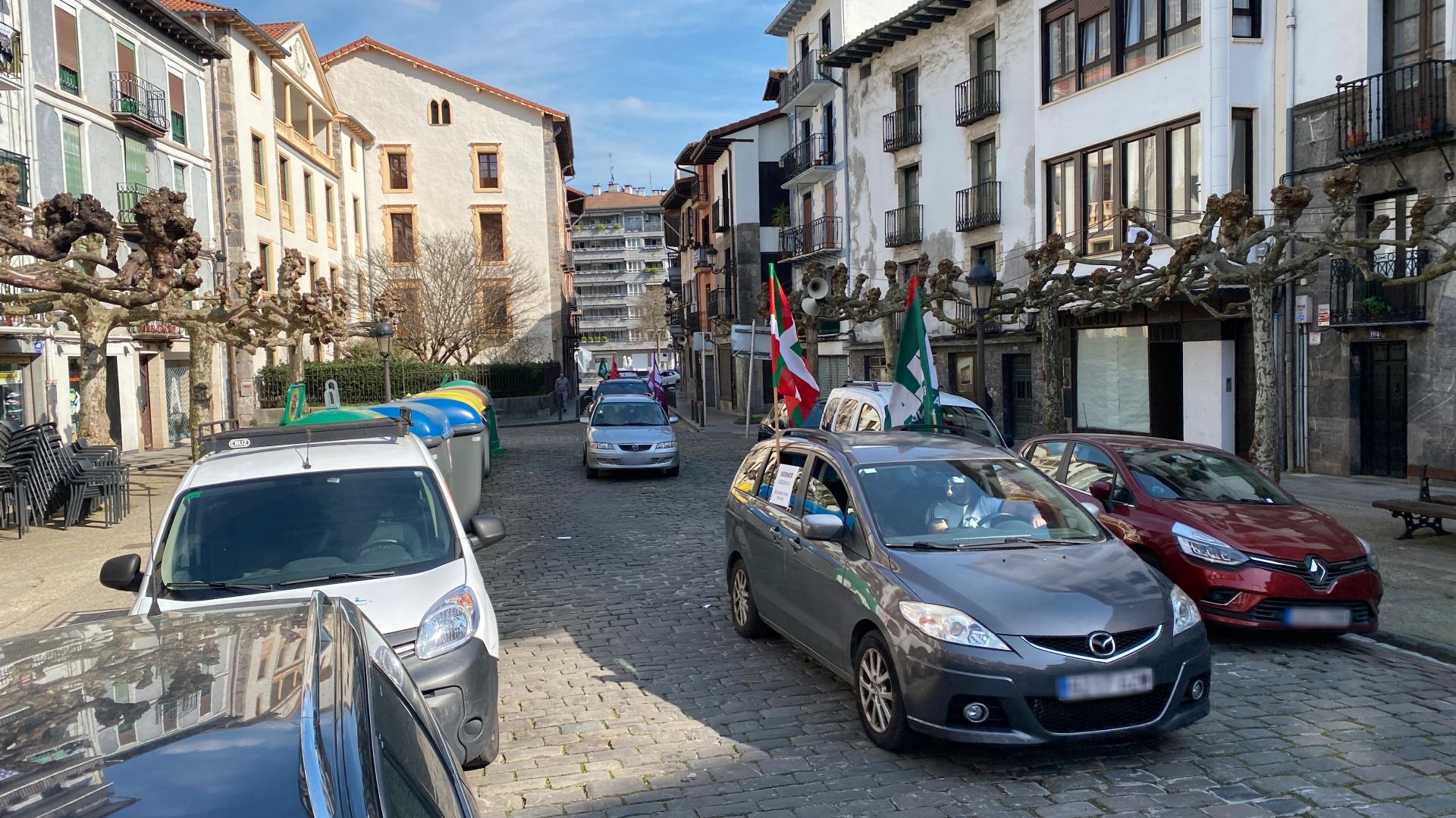 Sidenorreko langileek auto karabana egin dute