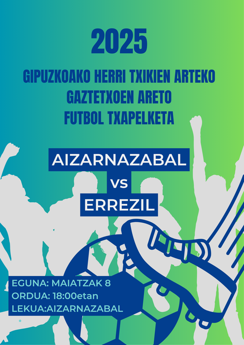 Aretoko futbol partida: Aizarnazabal-Errezil