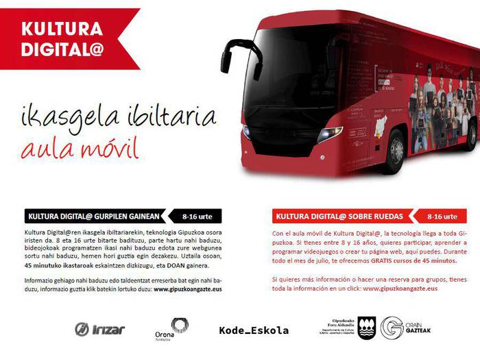 'Ikasgela ibiltaria' Zarautzen izango da asteburuan