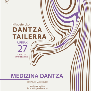 Dantza tailerra: Medizina dantza