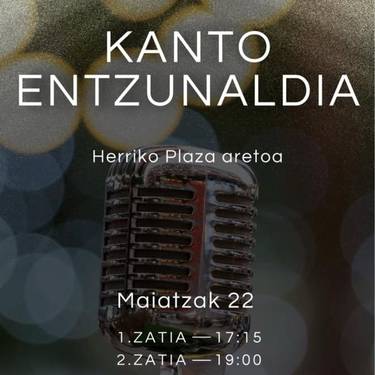 Kantu entzunaldia