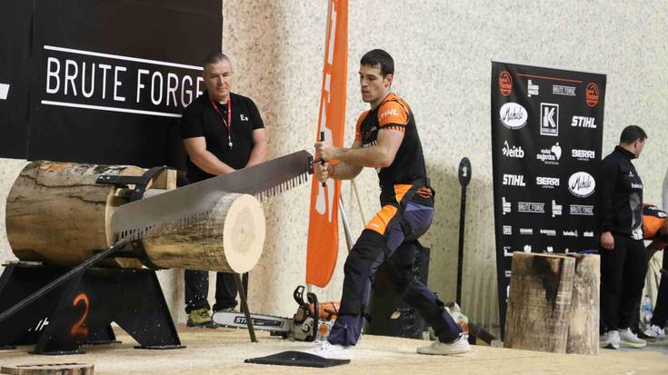 Julen Alberdi 'Txikia IV.a' Euskal Timber txapelketaren finalera sailkatu da