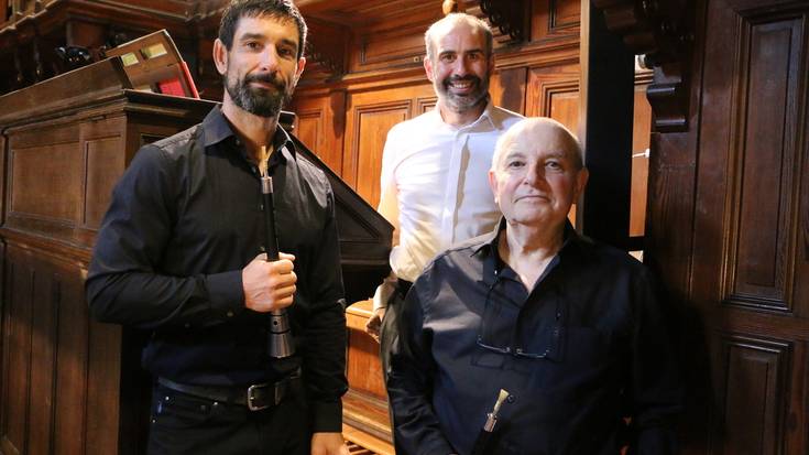 Organo eta gaita doinuekin gozatu dute Loiolako santutegian bildutako musikazaleek