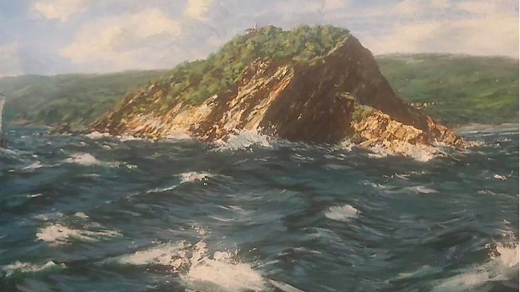 Joseba Iruretagoienaren margolanak ikusgai daude Lukas ardotegian