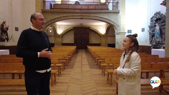 Bitoriano Etxabe: "Arroa Goiko eliza oso berezia da"