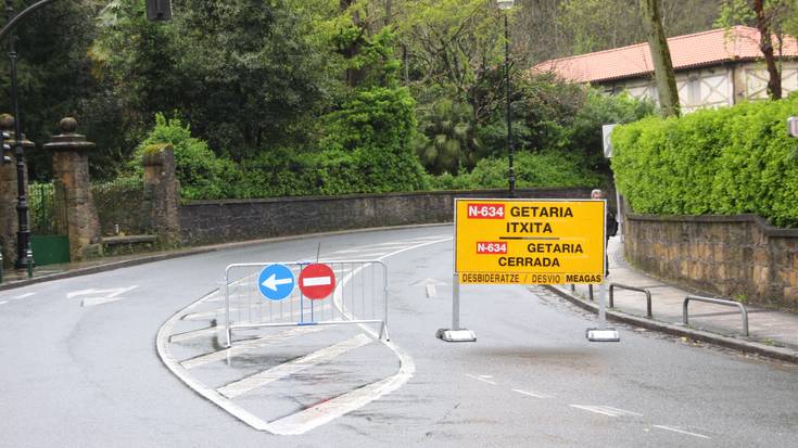 Kostako errepidea itxiko dute larunbat eta igande gauean, Zarauzko su artifizialengatik