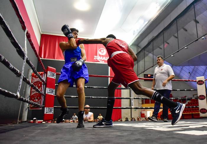 Mady Diame garaile Gipuzkoako boxeo txapelketan