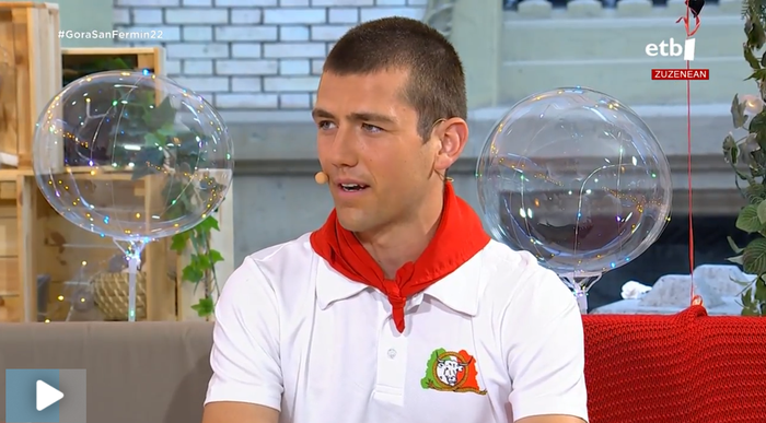 ETB1eko 'Entzierroa' saioan izan da Asier Albite