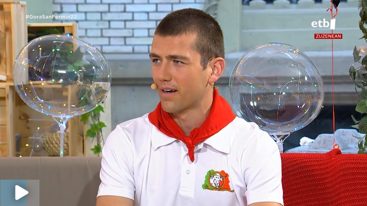 ETB1eko 'Entzierroa' saioan izan da Asier Albite
