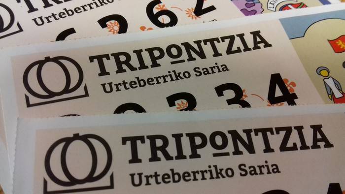 Lujan dendan eskuratu daitezke Gure Eskuren Tripontziaren txartelak