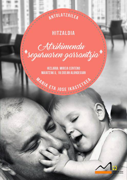 'Atxikimendu seguruaren garrantzia' hitzaldia izango da ostegunean Alondegian