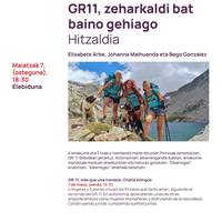 Hitzaldia: 'GR11, zeharkaldi bat baino gehiago'