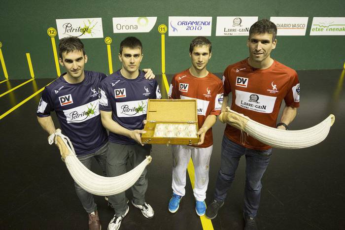 Dagoeneko aukeratu dute Sagardoaren Txapelketako finalerako materiala Otaegik eta Ion VII.ak