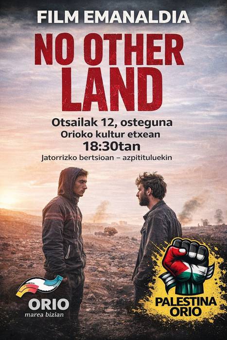 Proiekzioa: 'No other land'
