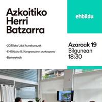 Azkoitiko EH Bilduren herri batzarra