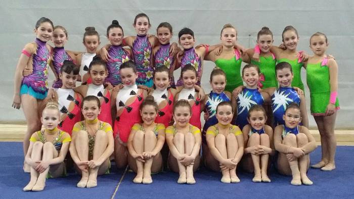 Azpeitiko Loretoki gimnastika erritmikoko taldeak ikasturte bukaerako erakustaldia eskainiko du ostegunean