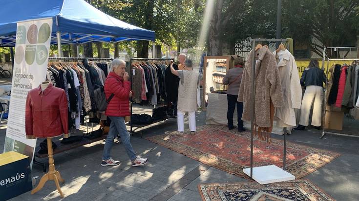 Konponketa tailerrek emango diete arratsaldean jarraipena bigarren eskuko azokari