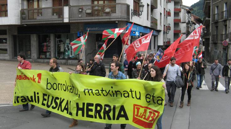 LABek Zarautzen ospatuko du langileen eguna, eta ELAk Bilbon