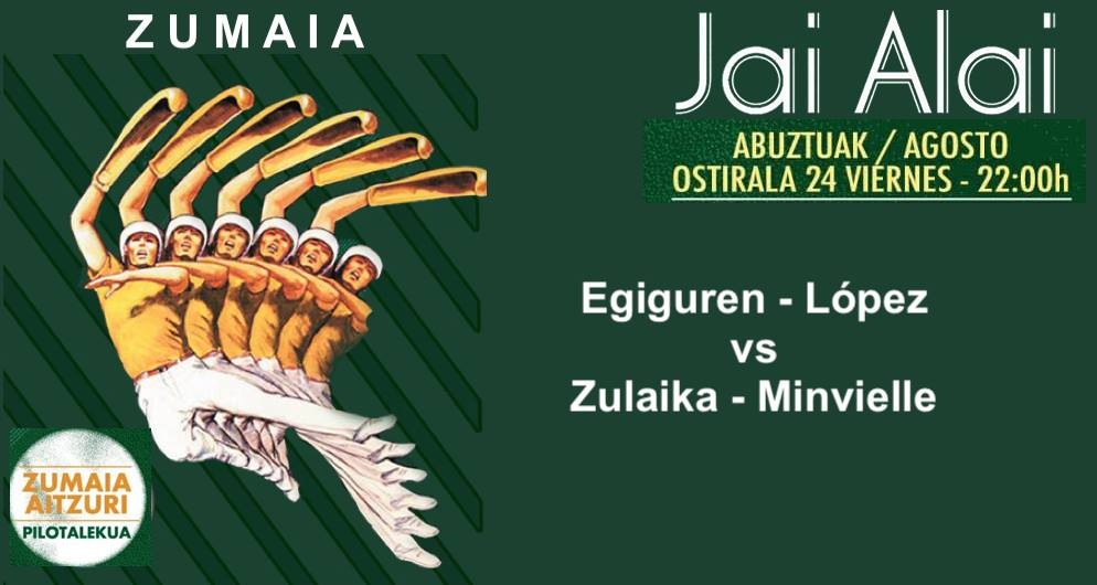 Jai Alai World Tourreko partidak bihar Aitzurin